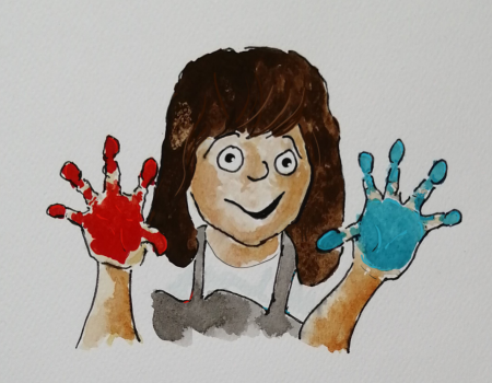 Drawing of child by our Chair of Governors