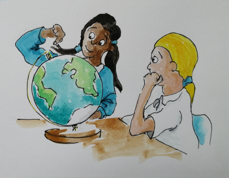 Drawing of child by our Chair of Governors